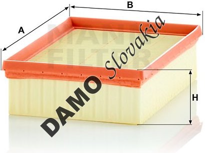 Vzduchový filter MANN FILTER C 24 012/1