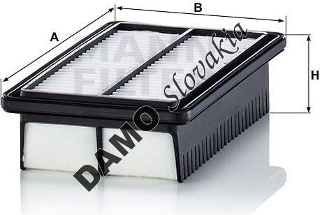 Vzduchový filter MANN FILTER C 25 050