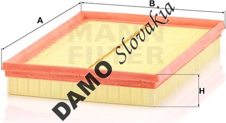 Vzduchový filter MANN FILTER C 31 123