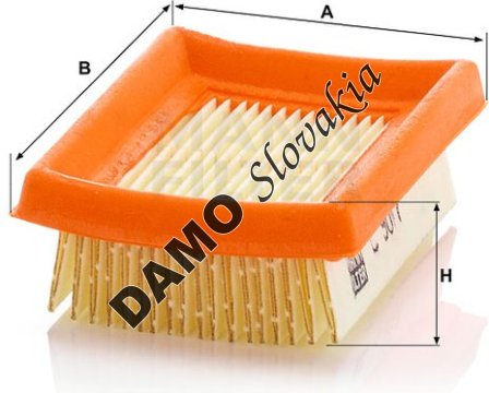 Vzduchový filter MANN FILTER C 9007