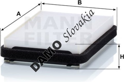 Kabínový filter MANN FILTER CU 2136