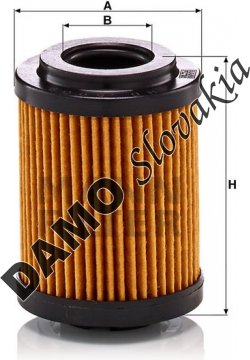 Filter hydrauliky MANN FILTER HD 5009 x