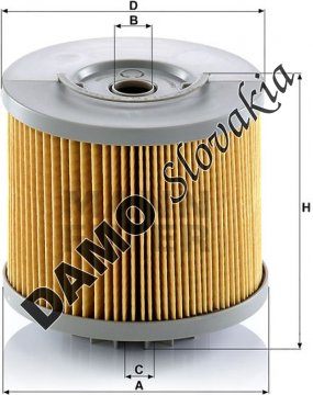 Palivový filter MANN FILTER P 1244 x