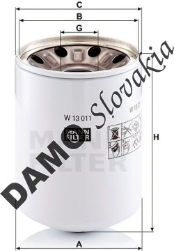 Olejový filter MANN FILTER W 13 011 x