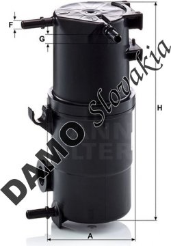 Palivový filter MANN FILTER WK 10 034 z