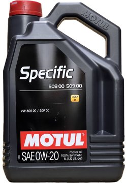 MOTUL SPECIFIC 508 00 509 00 0W-20 - 5l