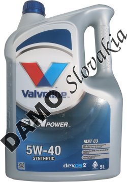 VALVOLINE SYNPOWER MST C3 5W-40 - 5l