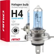 AMIO 12V/60/55W H4 SuperWhite