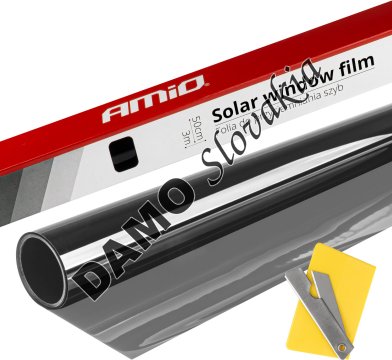 AMIO fólia na okná Light Black 0,5x3m 60%