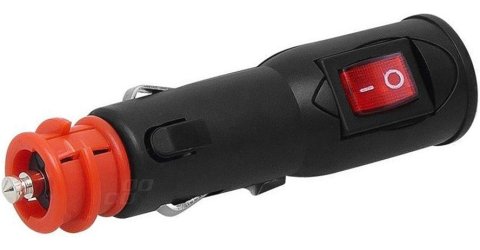 AMIO zástrčka autozapaľovača s vypínačom EURO/DIN 12/24V