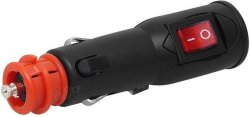 AMIO zástrčka autozapaľovača s vypínačom EURO/DIN 12/24V