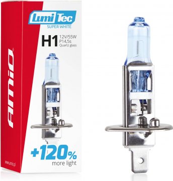AMIO 12V/55W H1 LumiTec +120% SuperWhite