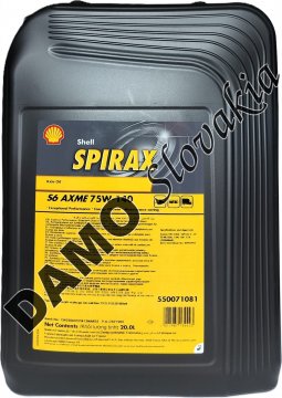 SHELL SPIRAX S6 AXME 75W-140 - 20l