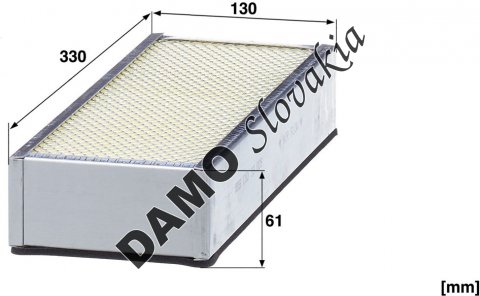 Kabínový filter MANN FILTER CUD 33 009