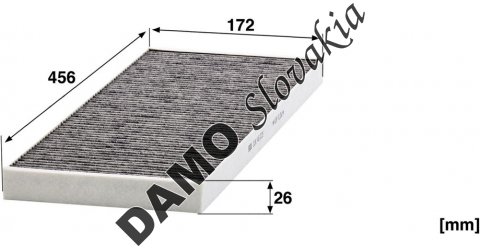Kabínový filter MANN FILTER CUK 46 025