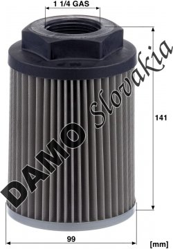Filter hydrauliky MANN FILTER HD 10 004