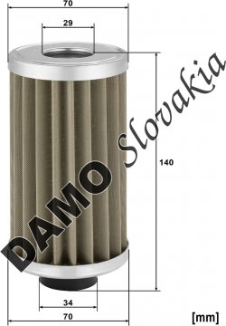 Filter hydrauliky MANN FILTER HD 7037 x