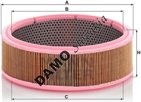 Vzduchový filter MANN FILTER C 2651
