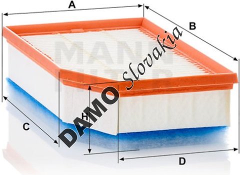 Vzduchový filter MANN FILTER C 31 027