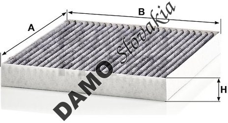Kabínový filter MANN FILTER CUK 24 017