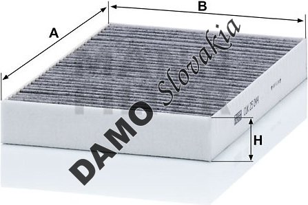 Kabínový filter MANN FILTER CUK 25 044