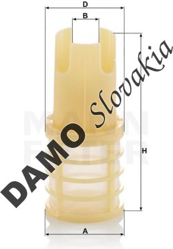 Palivový filter MANN FILTER PU 5005