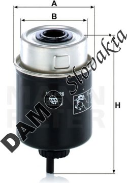 Palivový filter MANN FILTER WK 8126