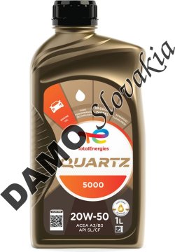 TOTAL QUARTZ 5000 20W-50 - 1l