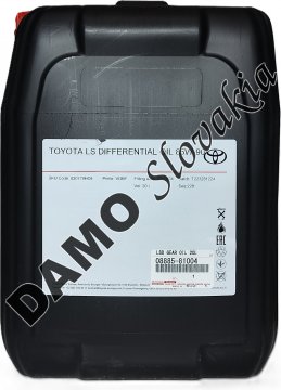 TOYOTA DIFFERENTIAL OIL LIMITED SLIP 85W-90 - 20l