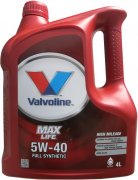 VALVOLINE MAXLIFE 5W-40 - 4l