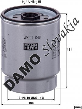 Palivový filter MANN FILTER  WK 11 048 z