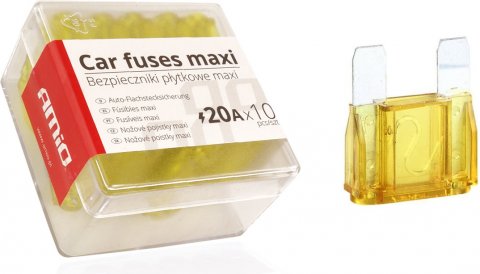 AMIO autopoistky MAXI 20A - 10ks
