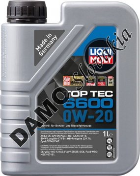 LIQUI MOLY TOP TEC 6600 0W-20 - 1l