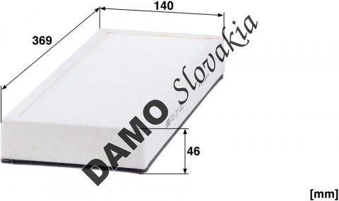 Kabínový filter MANN FILTER CU 37 003
