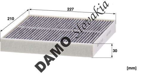 Kabínový filter MANN FILTER CUK 23 033