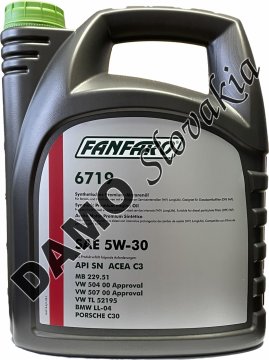 FANFARO 6719 5W-30 (plast) - 5l