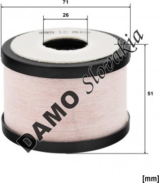 Filter odvzdušňovania MANN FILTER LC 8003 x