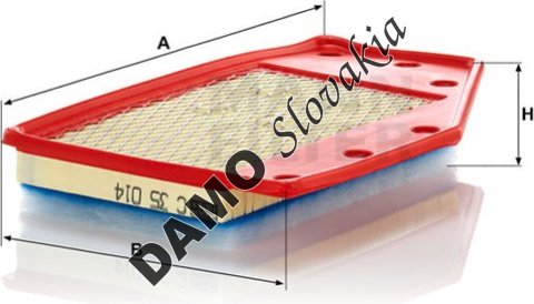 Vzduchový filter MANN FILTER C 35 014