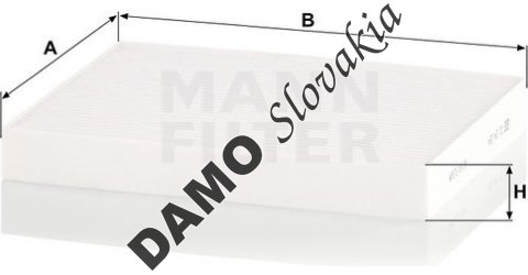 Kabínový filter MANN FILTER CU 24 024