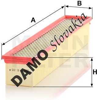 Kabínový filter MANN FILTER CU 61 225