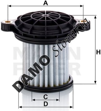 Filter hydrauliky MANN FILTER H 11 002
