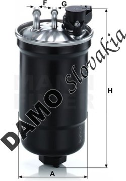 Palivový filter MANN FILTER WK 11 027