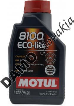 MOTUL 8100 ECO-LITE 0W-20 - 1l