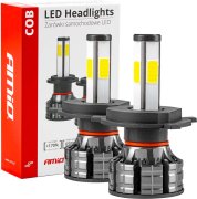 AMIO LED žiarovky H4 séria COB