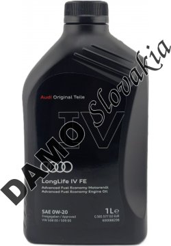 AUDI LONGLIFE IV FE 0W-20 - 1l