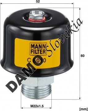 Filter odvzdušňovania MANN FILTER C 6010