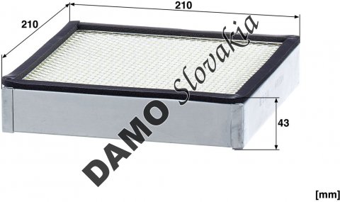 Kabínový filter MANN FILTER CUD 21 041