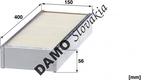 Kabínový filter MANN FILTER CUD 40 017