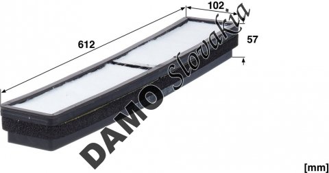 Kabínový filter MANN FILTER CUD 61 005