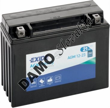 EXIDE BIKE 12V 21Ah 350A, AGM12-23